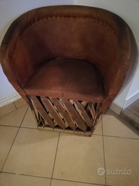 Poltrona pelle di canguro