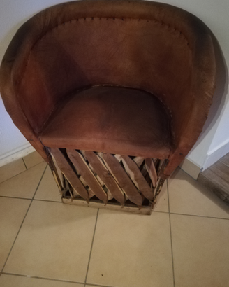 Poltrona pelle di canguro