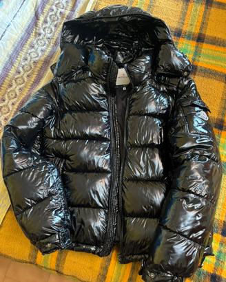 Giubbotto Moncler nero lucido