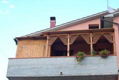 copertura per terrazzo in legno