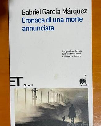 Cronaca di una morte annunciata Libro