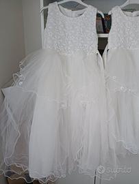 Vestito cerimonie bambina+scarpette