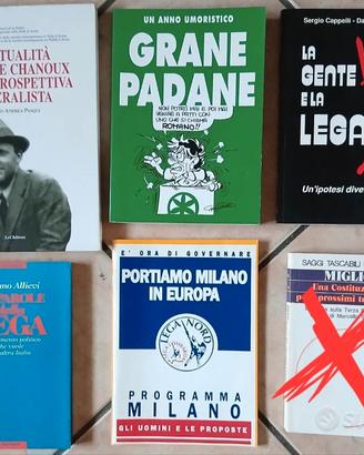Libri vari: Lega, Padania, Miglio - 20 cad