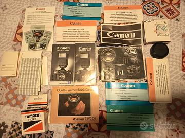 manuali macchine fotografiche canon