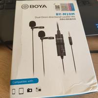 Boya BY-M1DM Dual Lavalier Microfono