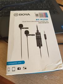 Boya BY-M1DM Dual Lavalier Microfono
