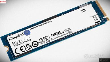 Kingston NV2 NVMe PCIe 4.0 SSD Interno 1TB M.2 22