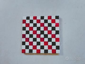 De Maio,decoro piastrelle "Scacchi",13x13cm
