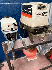 Motore fuoribordo Johnson 20 cv e Envirude 2 cv