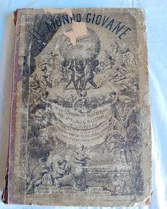 Il Mondo Giovane volume 1° 1880 Virzi' Palermo