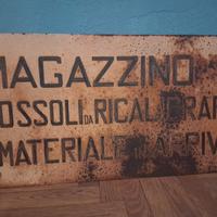 Cartello magazzino
