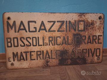 Cartello magazzino
