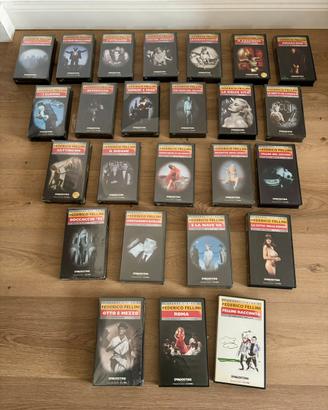25 Vhs Grande Cinema Federico Fellini sigillate
