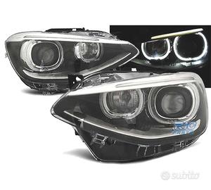 FARI BMW F20 21 ANGEL EYES LED SFONDO NERO
