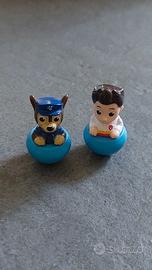 Set 2 personaggi Paw Patrol 