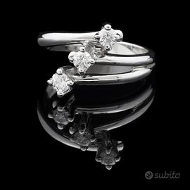 GIORGIO VISCONTI TRILOGY ORO 18KT BRILLANTI 0.37CT