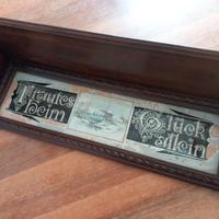 Mensola cappelliera stile "Tirol" inizio '900