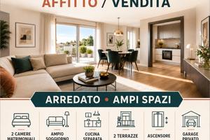 Ampio appartamento arredato con garage