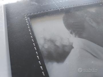 Portafoto multiplo parete, cornice bianca laccata