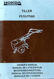 Motozappa Honda F560 + accessori 