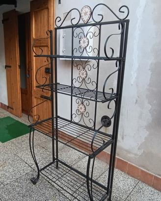 Fioriera in ferro battuto