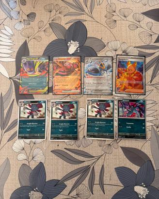 Carte Pokemon Fuoriserie/Ex e Promo Fiamme Spettra