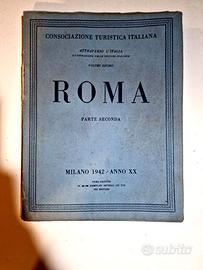 Lotto 10 libri Touring Club Italiano vintage regio