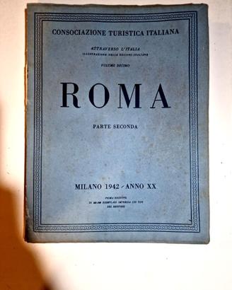 Lotto 10 libri Touring Club Italiano vintage regio
