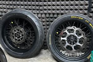 cerchi Motard completi da 17