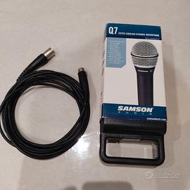 Microfono Samson Q7 + Cavo XLR