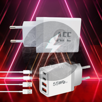 Caricatore usb multiplo 55W 4Porte