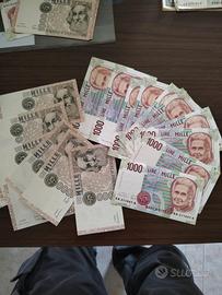 banconote lire mille