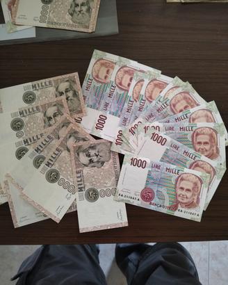 banconote lire mille