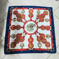Hermes Paris foulard vintage autentico seta 