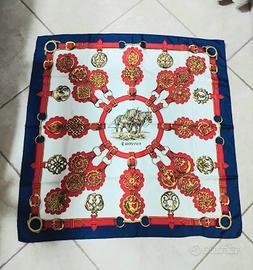 Hermes Paris foulard vintage autentico seta 
