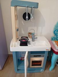 Cucina gioco in plastica con accessori gioco