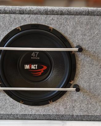 Subwoofer e amplificatore impact 