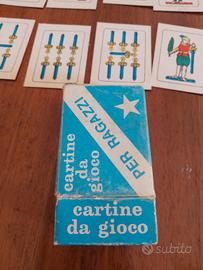 Mini carte da gioco vintage 