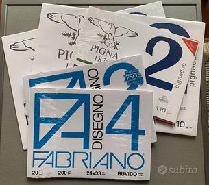 Nuovi Album da Disegno FABRIANO e PIGNA