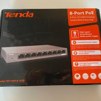 SWITCH POE 8 PORTE 10/100 MBPS TENDA 120W