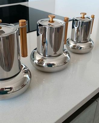 Set 3 caffettiere Lavazza Principessa Serie Oro