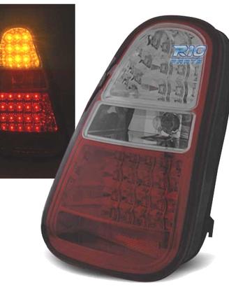 FANALI MINI COOPER R50 R52 R53 04-06 LED ROSSO AFF