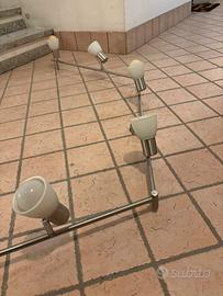 Plafoniera moderna a 6 faretti orientabili