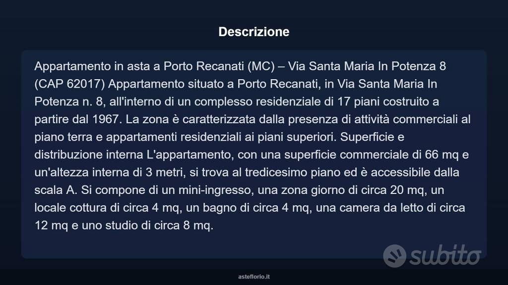 Appartamento – Porto Recanati, Contrada Santa Maria in Potenza - Vista 3