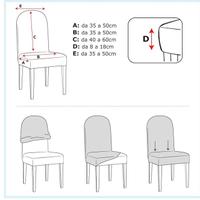 Fodere blu per sedie