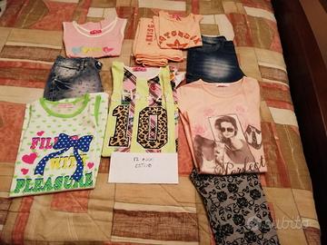 lotto 16 pz  vestiti estivi bimba 12 anni