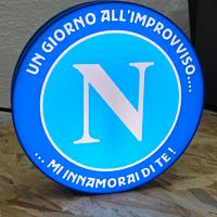 Lampada Napoli led, circa 25 cm con interruttore 