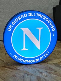 Lampada Napoli led, circa 25 cm con interruttore 