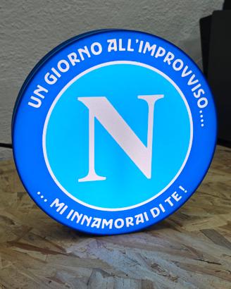 Lampada Napoli led, circa 25 cm con interruttore 