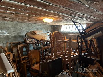 Scheletri sedie da rifinire